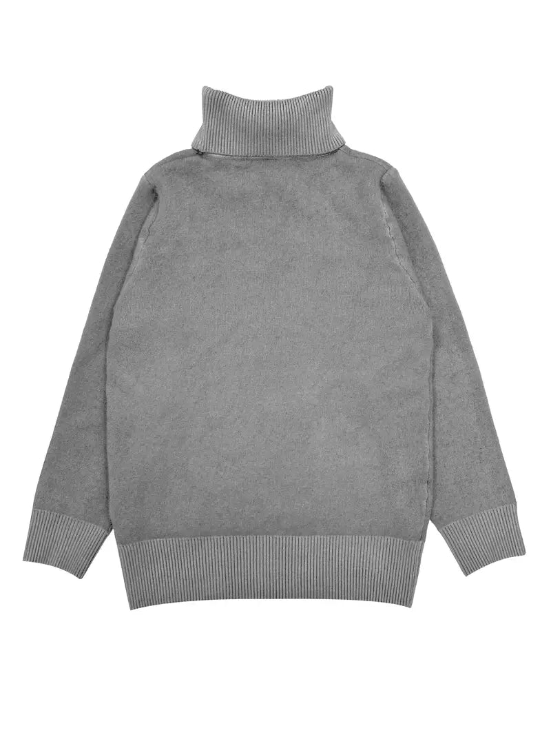 Women's High Neck fleece sweater