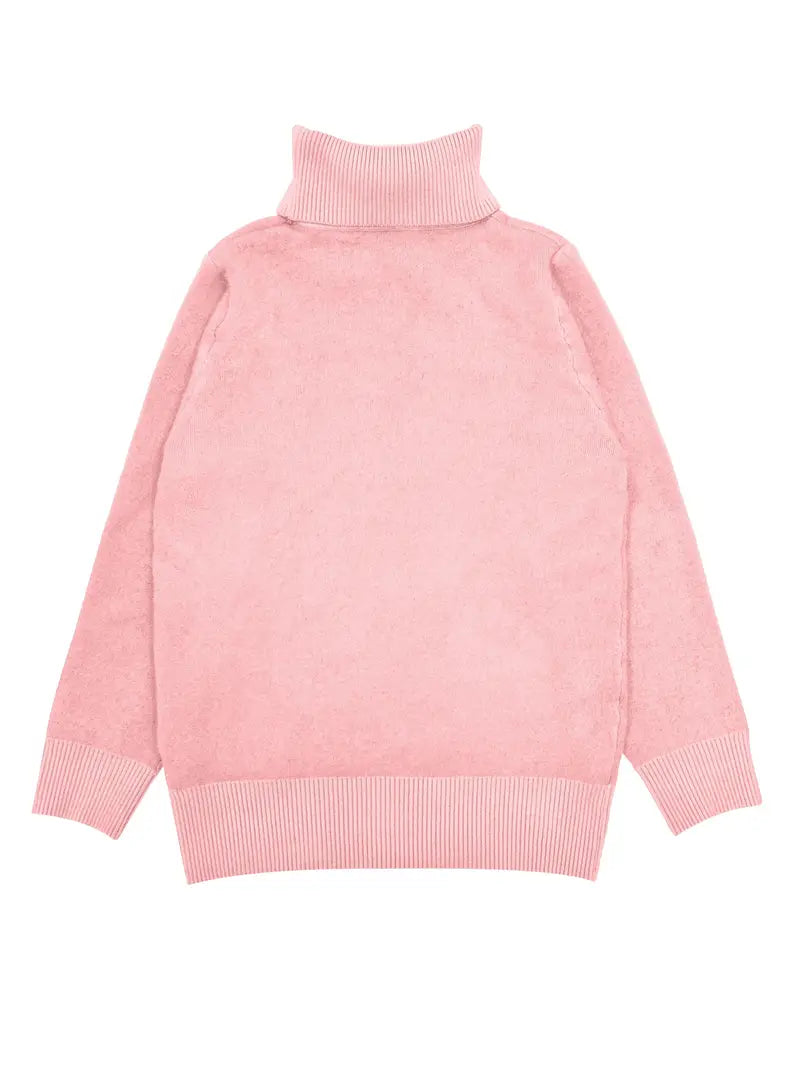 Women's High Neck fleece sweater