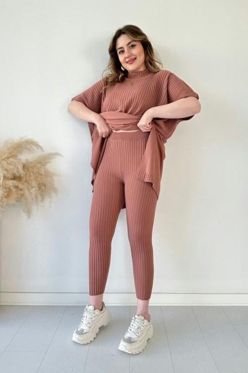 🥂Knitted Two-piece Set - Universal Size Fit So-Comfy 