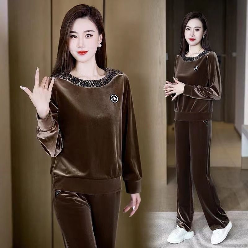 Women's Soft Casual Long Sleeve & Pants Suit