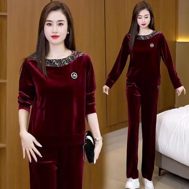 Women's Soft Casual Long Sleeve & Pants Suit