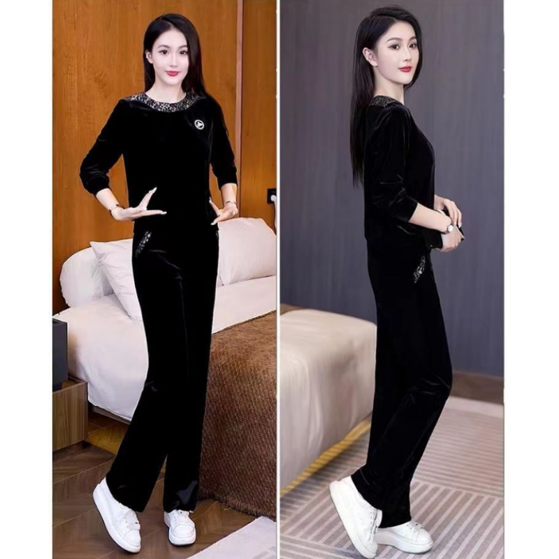 Women's Soft Casual Long Sleeve & Pants Suit