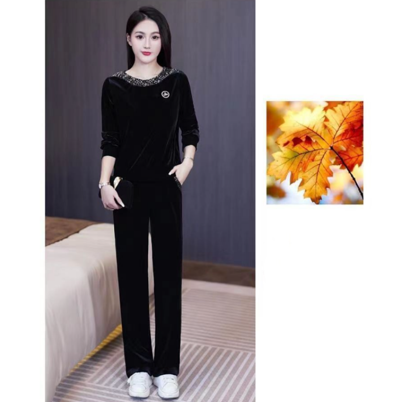 Women's Soft Casual Long Sleeve & Pants Suit