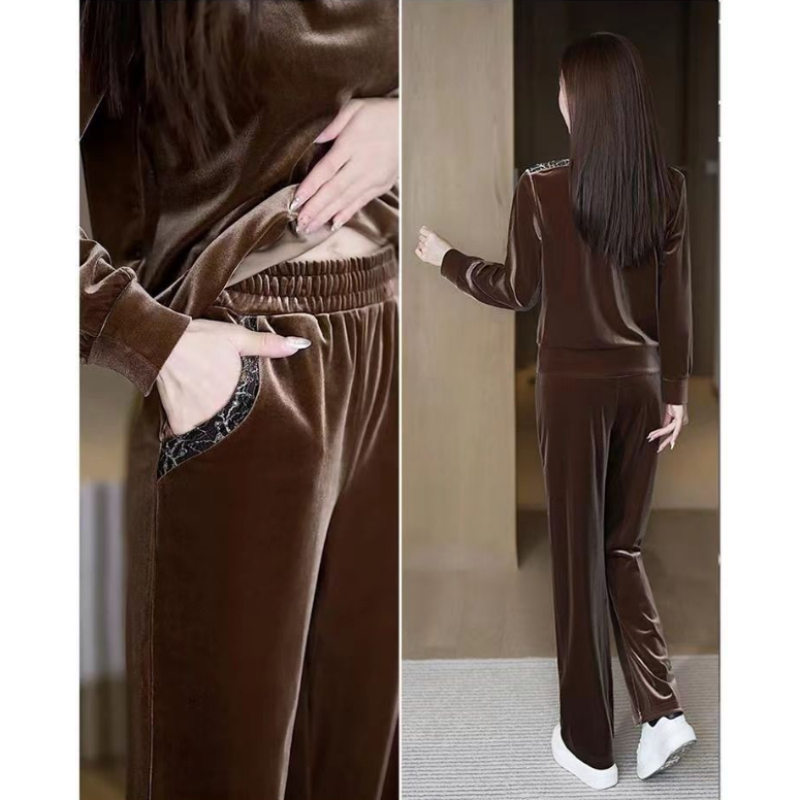 Women's Soft Casual Long Sleeve & Pants Suit